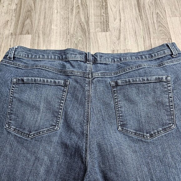 Gloria Vanderbilt Jeans Womens 22W Short Blue Amanda Classic Fit Stretch Denim - Picture 3 of 11